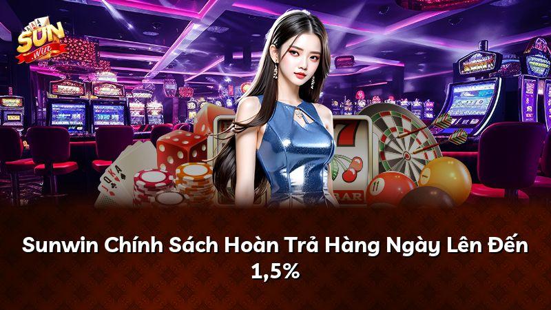 Sunwin Chính Sách Hoàn Trả Hàng Ngày Lên Đến 1,5%